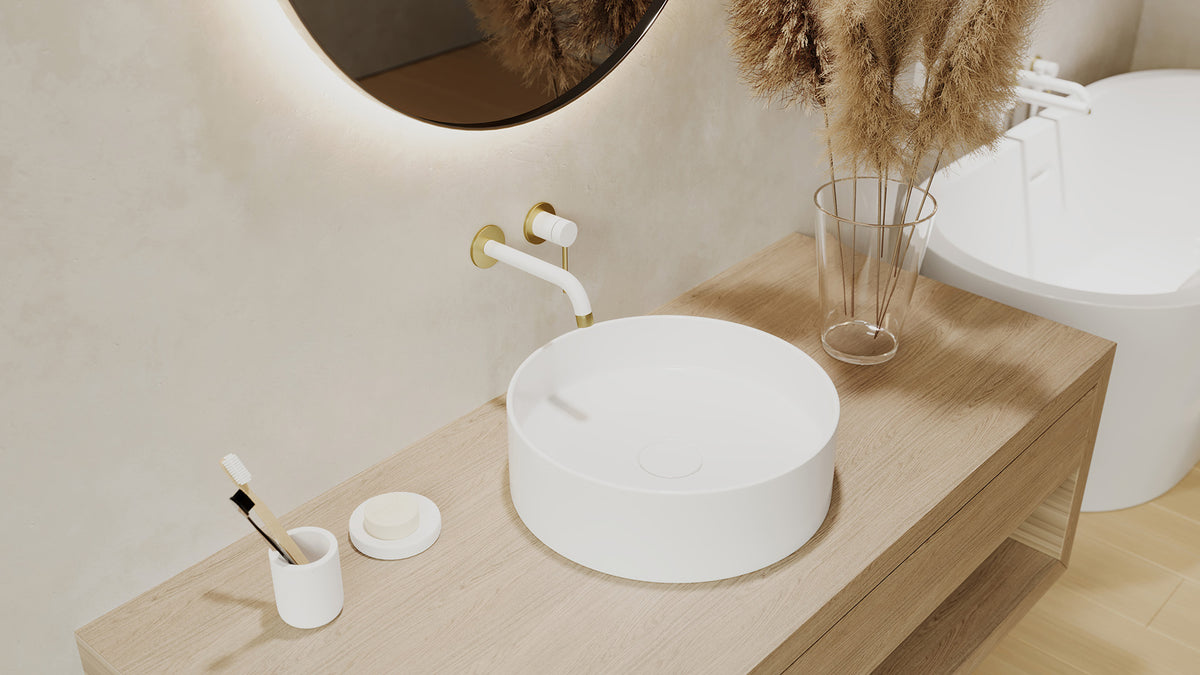 Aquabrass Xpress 62329 manufacturer lifestyle example; accent configurations may be shown