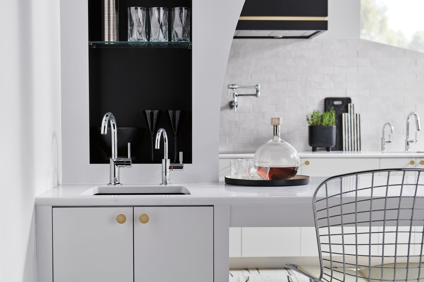 Robinet de cuisine Brizo avec bec en arc - 61320LF-C