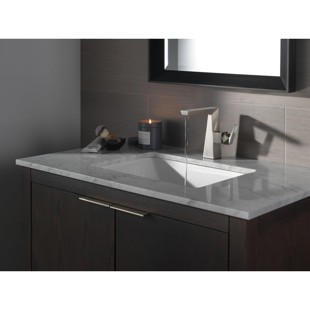 Delta Trillian Single Handle Mid-Height Bathroom Faucet - 643-KS