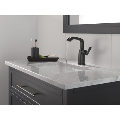 Delta Stryke Single Handle Mid-Height Bathroom Faucet - 676
