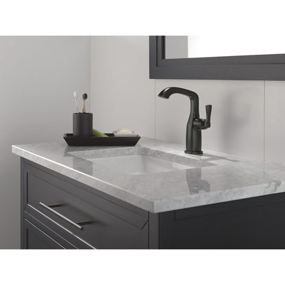 Delta Stryke Single Handle Mid-Height Bathroom Faucet - 676