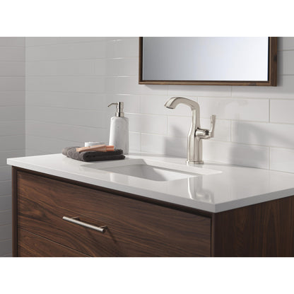Delta Stryke Single Handle Mid-Height Bathroom Faucet - 676