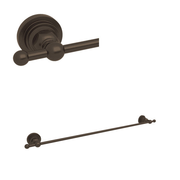 Rohl San Giovanni 24 Inch Towel Bar A1486LI - Tuscan Brass