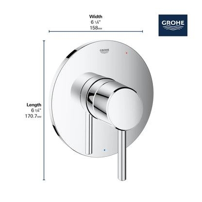 Grohe Concetto Pressure Balance Valve Trim with Cartridge - 14468