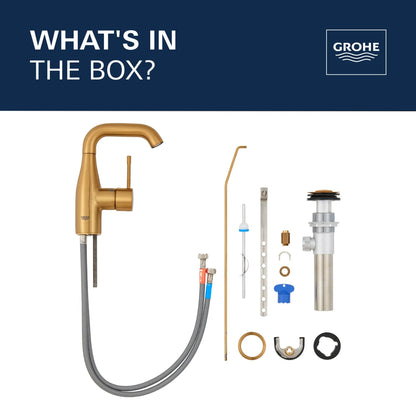 Grohe Essence Single Hole Single-Handle M-Size Bathroom Faucet 4.5 L/min (1.2 gpm) - 23485