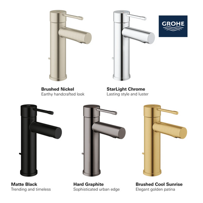 Grohe Essence Single Hole Bathroom Faucet - Eunoia 
