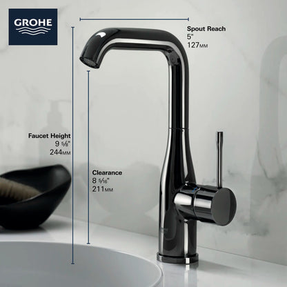 Grohe Essence Single Hole Single-Handle L-Size Bathroom Faucet 4.5 L/min (1.2 gpm) - 23486