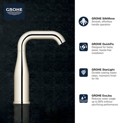 Grohe Essence Single Hole Single-Handle M-Size Bathroom Faucet 4.5 L/min (1.2 gpm) - 23485