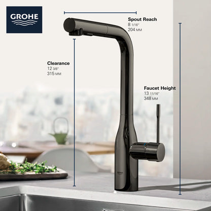 Grohe Essence Single-Handle Pull-Out Kitchen Faucet Dual Spray (1.75 gpm) - 30271