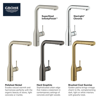 Grohe Essence Single-Handle Pull-Out Kitchen Faucet Dual Spray (1.75 gpm) - 30271