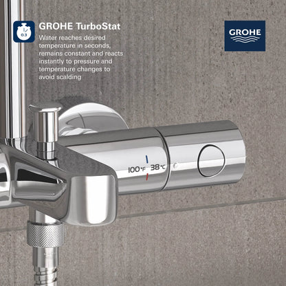 Grohe Euphoria 260 Thermostatic Tub/Shower System, 1.75gpm - 26177