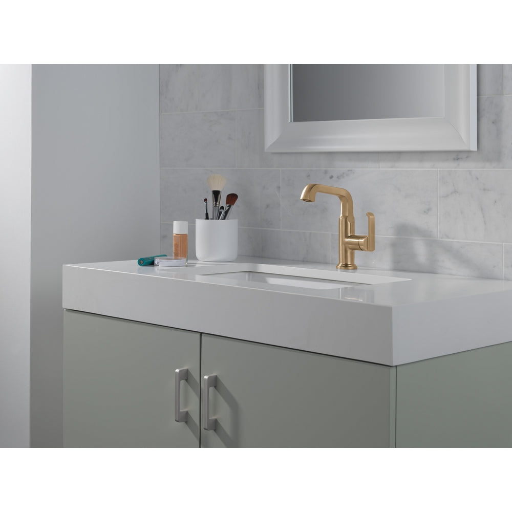 Robinet de salle de bain Delta Tetra mi-hauteur à poignée unique - 689