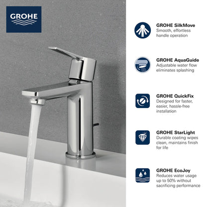 Grohe Lineare Single Hole Single-Handle XS-Size Bathroom Faucet 4.5 L/min (1.2 gpm) - 23824