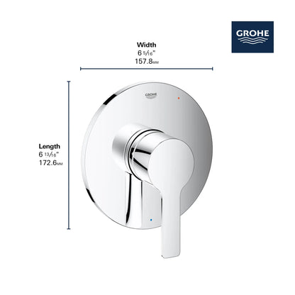 Grohe Lineare Pressure Balance Valve Trim with Cartridge - 29330