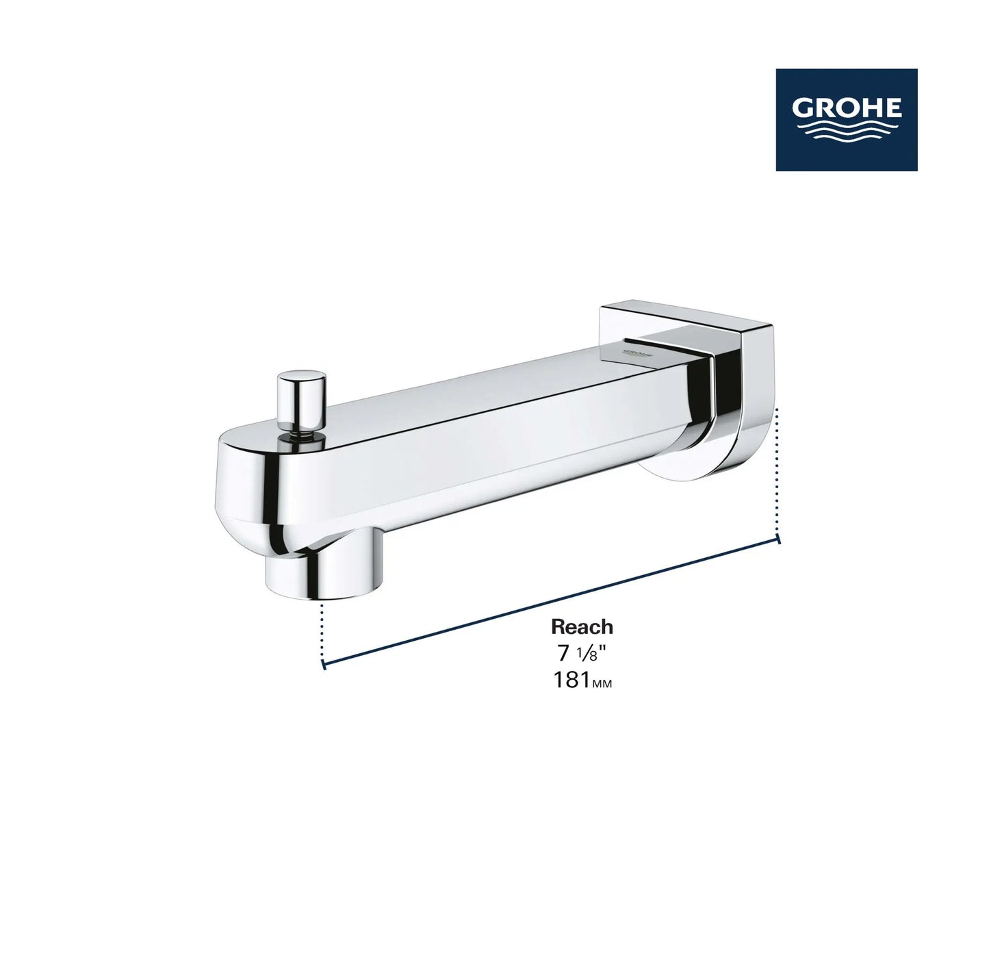 Grohe Plus Diverter Tub Spout - 13407