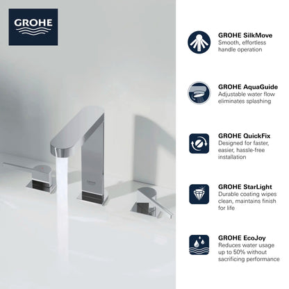 Grohe Plus 8" Widespread 2-Handle L-Size Bathroom Faucet 4.5 L/min (1.2 gpm) - 20302