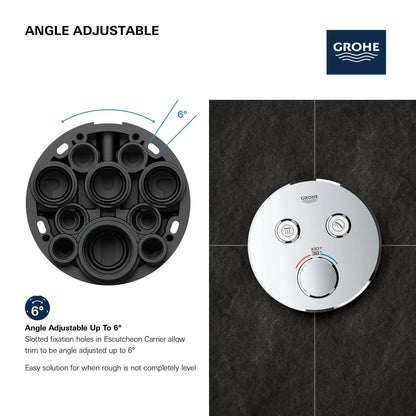 Grohe Grohtherm SmartControl Dual Function Thermostatic Valve Trim - 29137