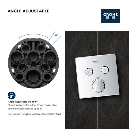 Grohe Grohtherm SmartControl Dual Function Thermostatic Valve Trim - 29141