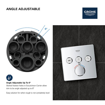 Grohe Grohtherm Smartcontrol Triple Function Thermostatic Valve Trim - 29142