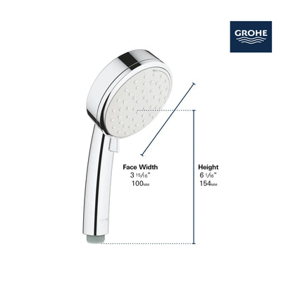 Grohe Tempesta Cosmopolitan 100 Hand Shower - 2 Sprays, 5.7 L/min (1.5 gpm) - 27571