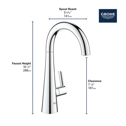 Grohe Single-Handle Beverage Faucet (Cold Water Only) with Filtration 6.6 L/min (1.75 gpm) - 30026