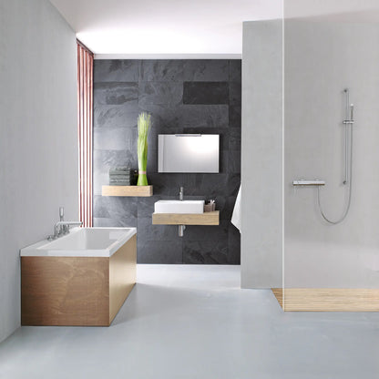 Grohe Concetto 4-Hole Single-Handle Deck Mount Roman Tub Faucet 1.75 GPM Hand Shower