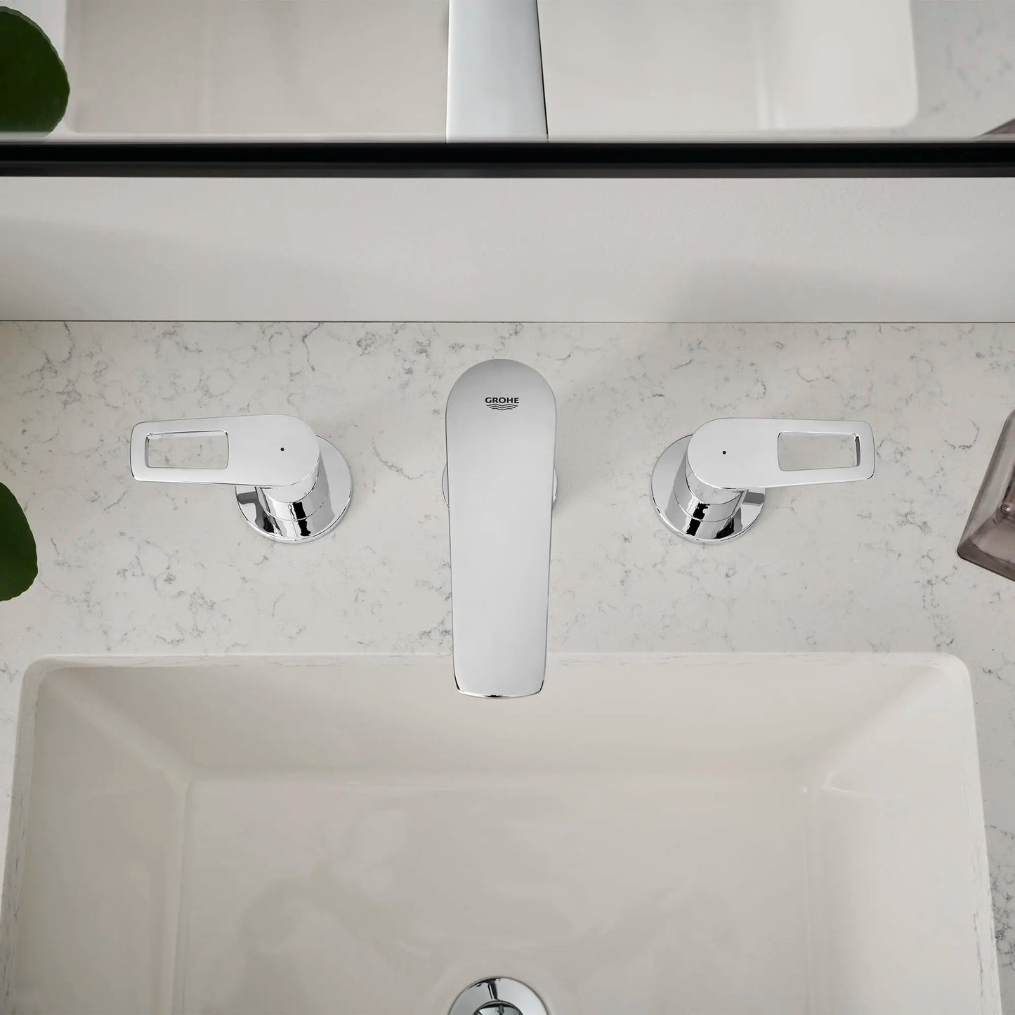 Grohe 8-Inch Widespread 2-Handle M-Size Bathroom Faucet, 1.2 GPM