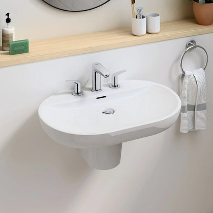 Grohe Essence Wall Mount 27" Bathroom Sink, 3-Hole