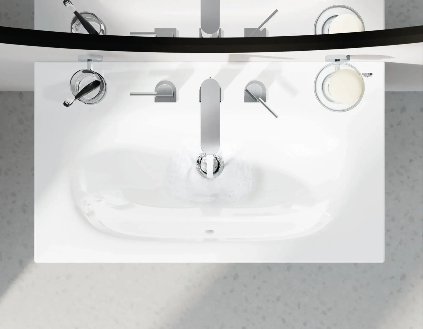 Grohe Plus 8" Widespread 2-Handle L-Size Bathroom Faucet 4.5 L/min (1.2 gpm) - 20302