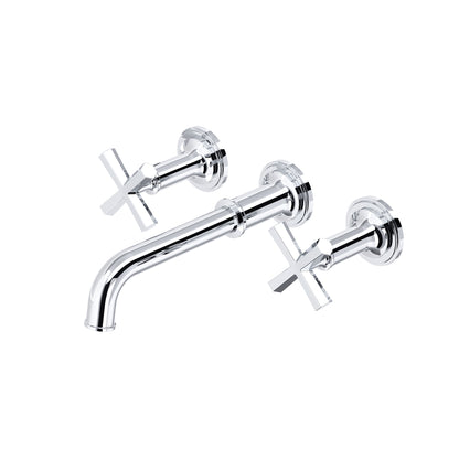Rohl San Giovanni Wall Mount Lavatory Faucet Trim With Cross Handle - TSG08W3XM