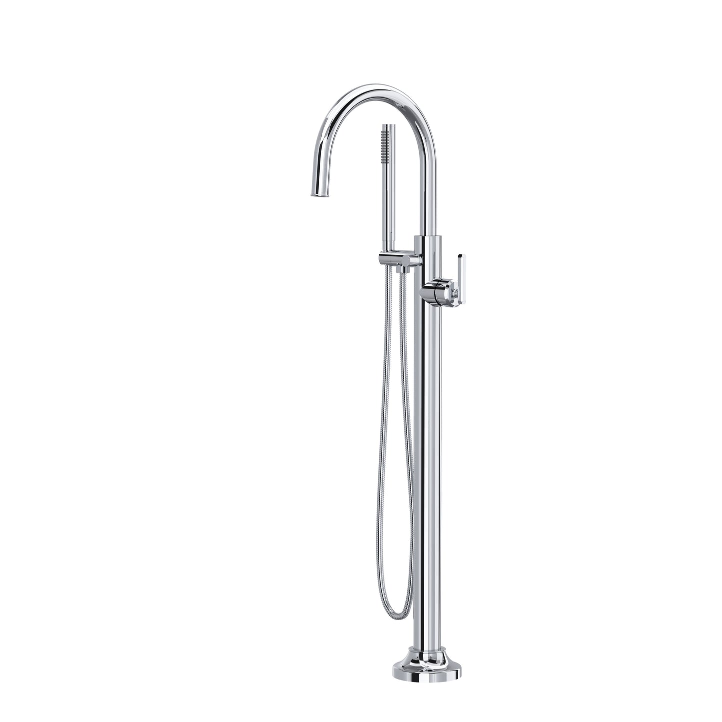 Rohl Apothecary Single Hole Floor Mount Tub Filler Trim - TAP05HF1LM