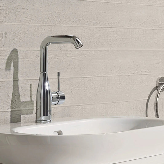 Grohe Essence Single Hole Single-Handle L-Size Bathroom Faucet 4.5 L/min (1.2 gpm) - 23486