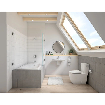 Grohe Essence 2-Piece 4.8 Lpf (1.28 Gpf) Right-Hand Trip Lever Right Height Elongated Toilet - 39676