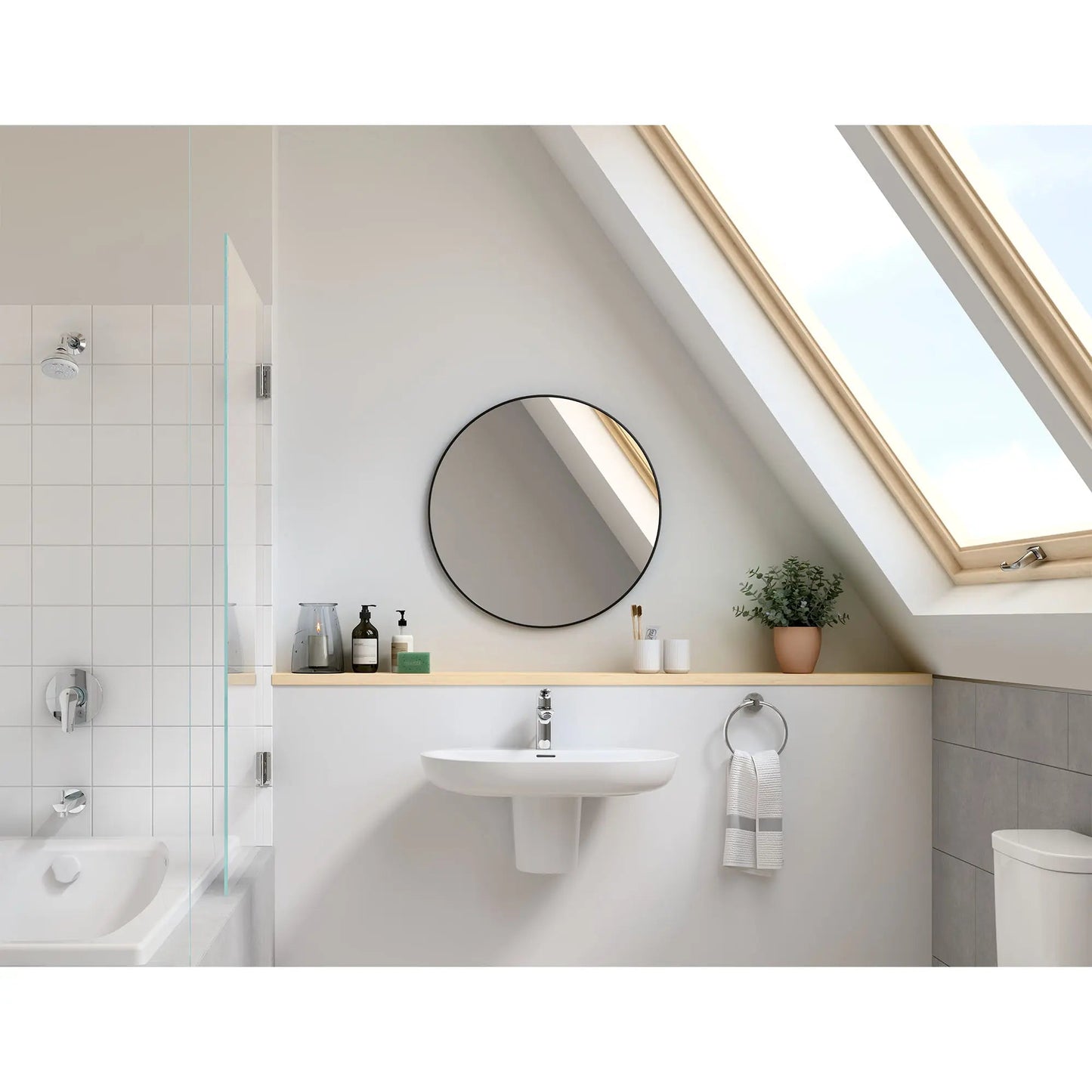 Grohe Essence 2-Piece 4.8 Lpf (1.28 Gpf) Right-Hand Trip Lever Right Height Elongated Toilet - 39676