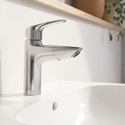 Grohe Eurosmart Single Hole Single-Handle M-Size Bathroom Faucet, 1.2 GPM (4.5 L/min) with Pull-Out - 23991