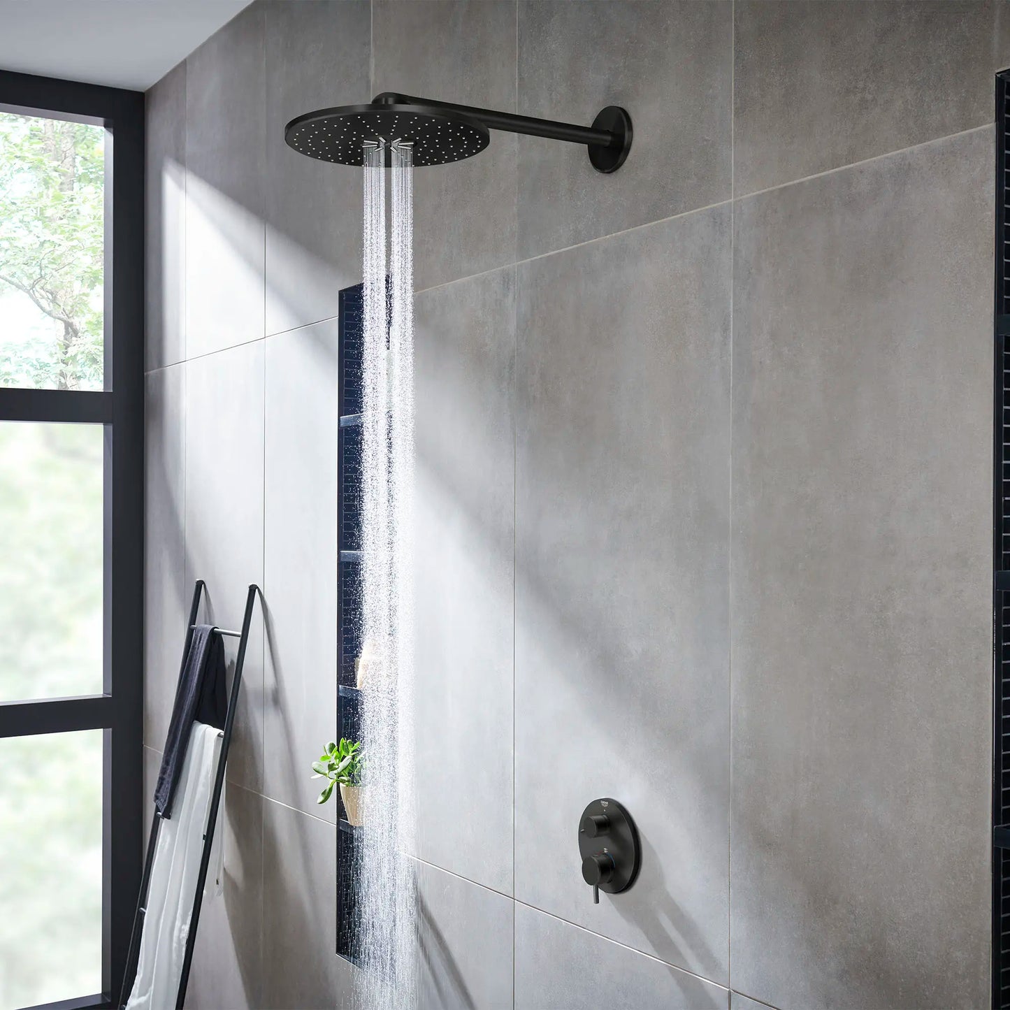 Grohe Rainshower 310 Mono Shower Head, 12" - 1 Spray, 6.6 L/min (1.75 gpm) - 26569