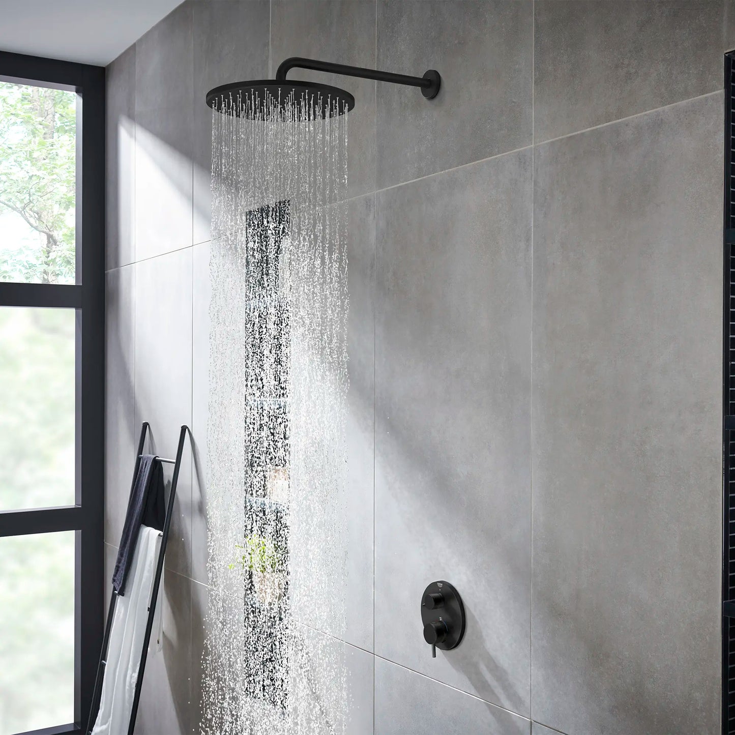 Grohe Rainshower 310 Mono Shower Head, 12" - 1 Spray, 6.6 L/min (1.75 gpm) - 26569