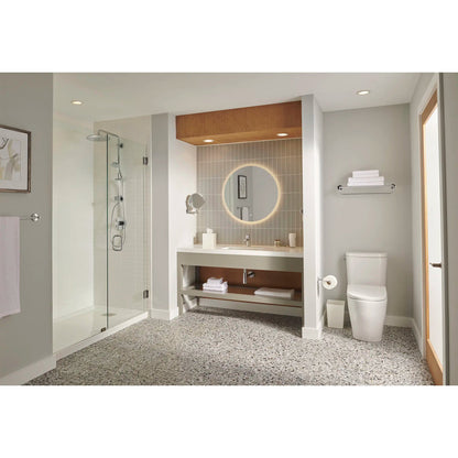 Grohe Essence Two-Piece Right Height Elongated Toilet With Seat 1.28 GPF, Left-Hand Trip Lever