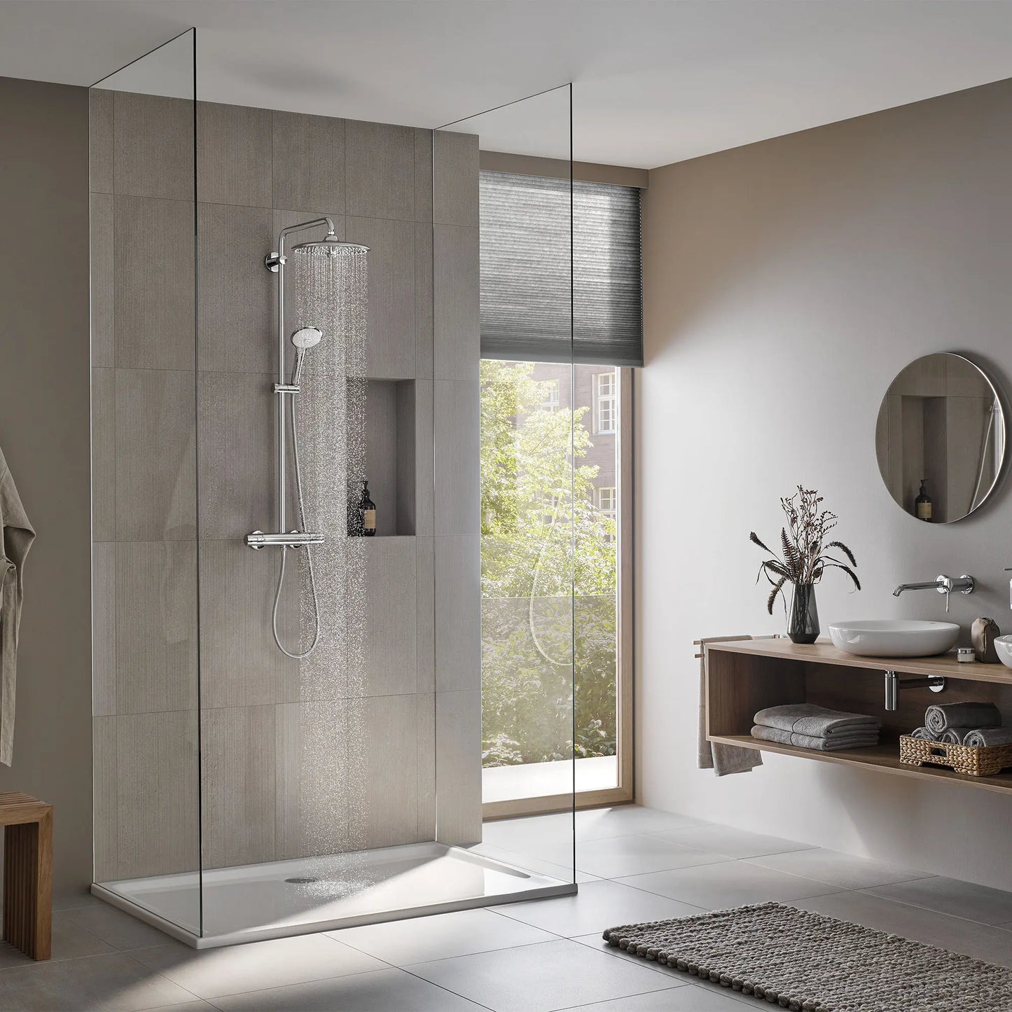 Grohe Euphoria 260 CoolTouch Thermostatic Shower System, 1.75 gpm - 26128