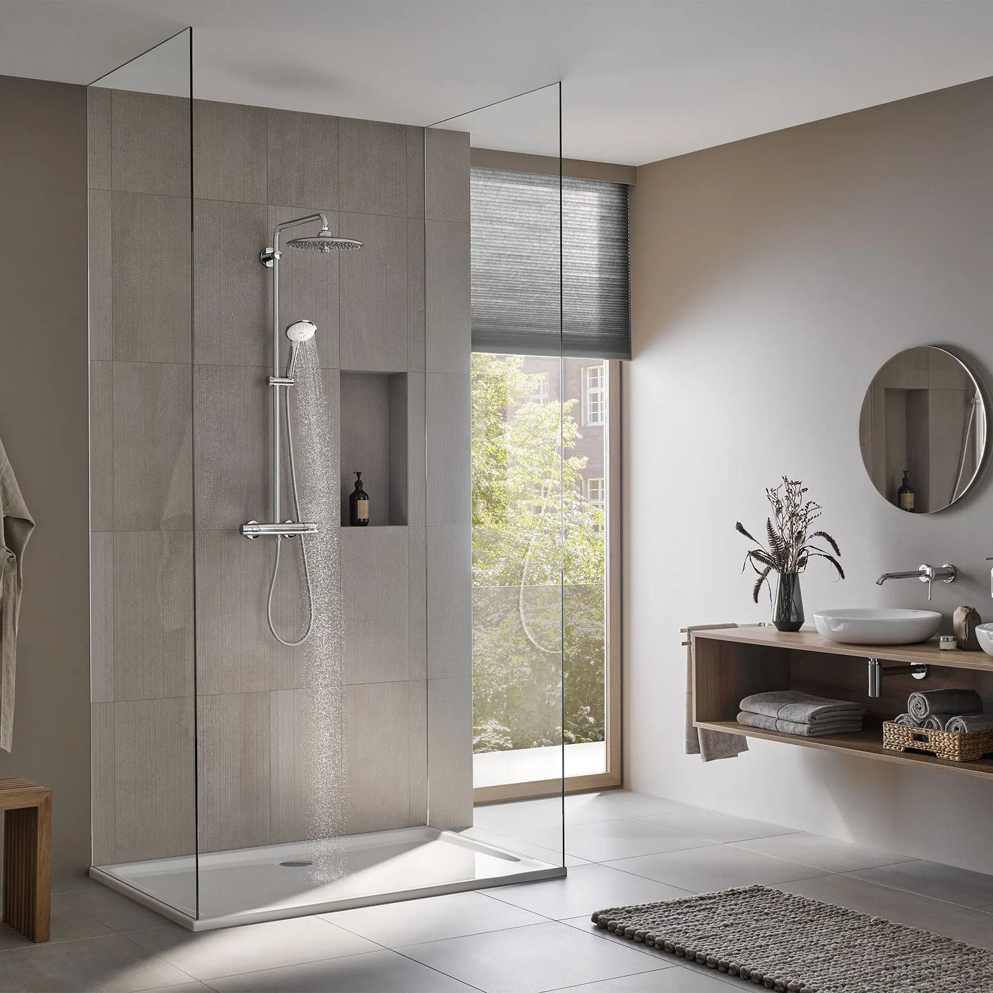 Grohe Euphoria 260 CoolTouch Thermostatic Shower System, 1.75 gpm - 26128