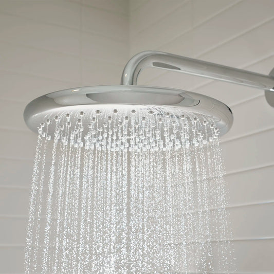 Grohe Tempesta 250 Rain Shower Head, 9 7/8" - 1 Spray, 1.75 GPM (6.6 L/min) - 26715