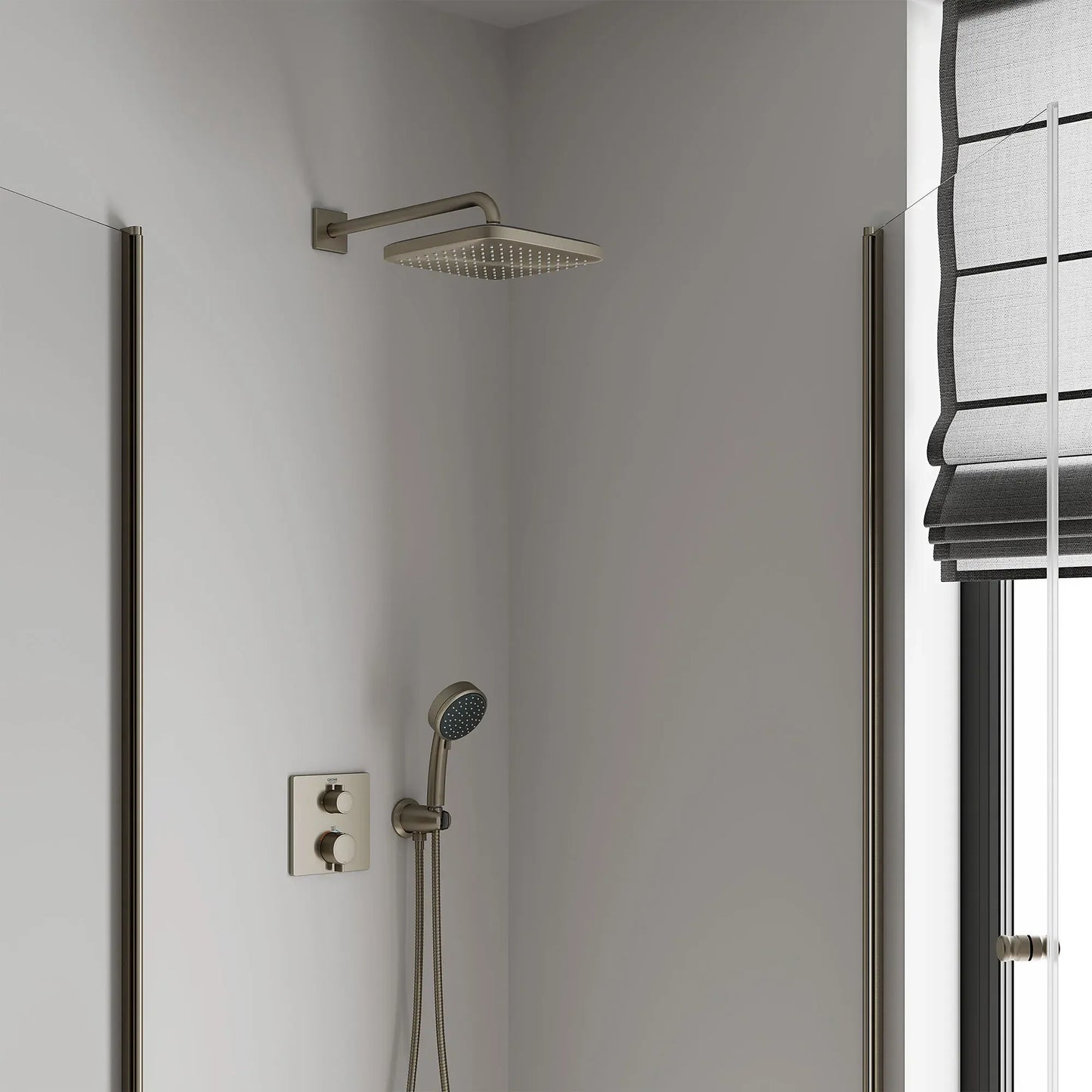Grohe Tempesta 250 Rain Showerhead, 9 7/8" - 1 Spray, 1.75 GPM (6.6 L/min) - 26718
