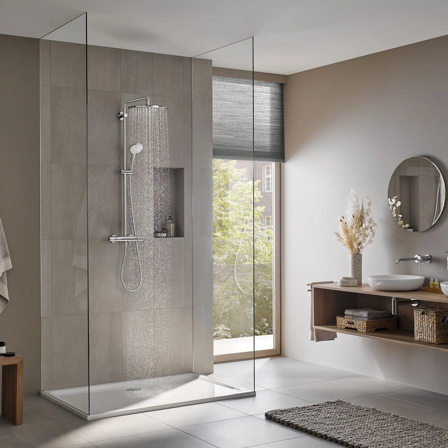 Grohe Euphoria 310 CoolTouch Thermostatic Shower System, 1.75gpm - 26726