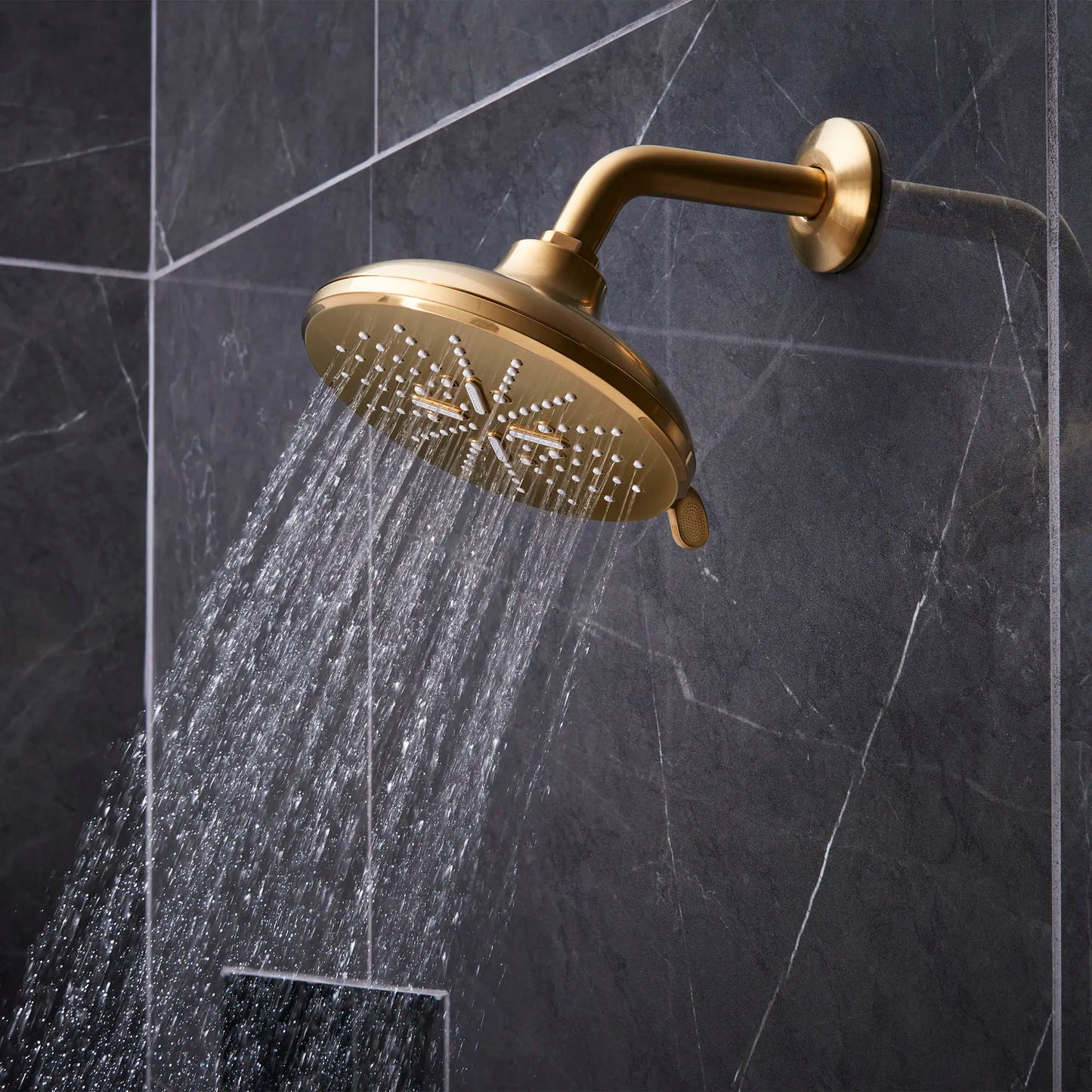 Grohe Rainshower SmartActive Shower Head, 6-1/2" - 3 Sprays, 1.75 GPM (6.6 L/min) - 26789