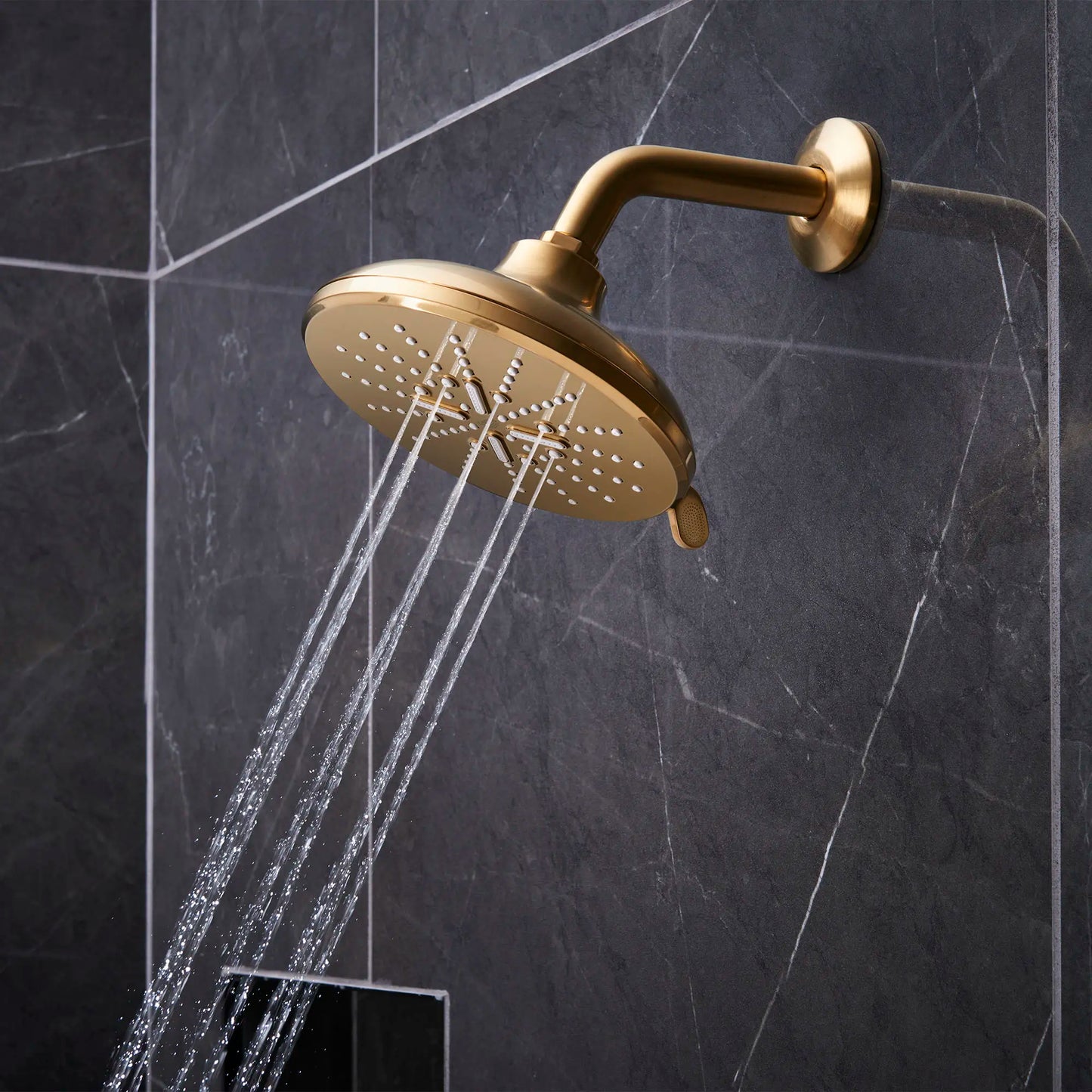 Grohe Rainshower SmartActive Shower Head, 6-1/2" - 3 Sprays, 1.75 GPM (6.6 L/min) - 26789