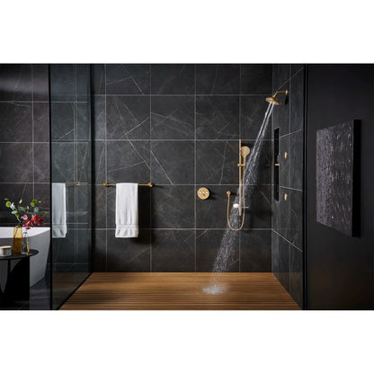 Grohe Rainshower SmartActive Shower Head, 6-1/2" - 3 Sprays, 1.75 GPM (6.6 L/min) - 26789
