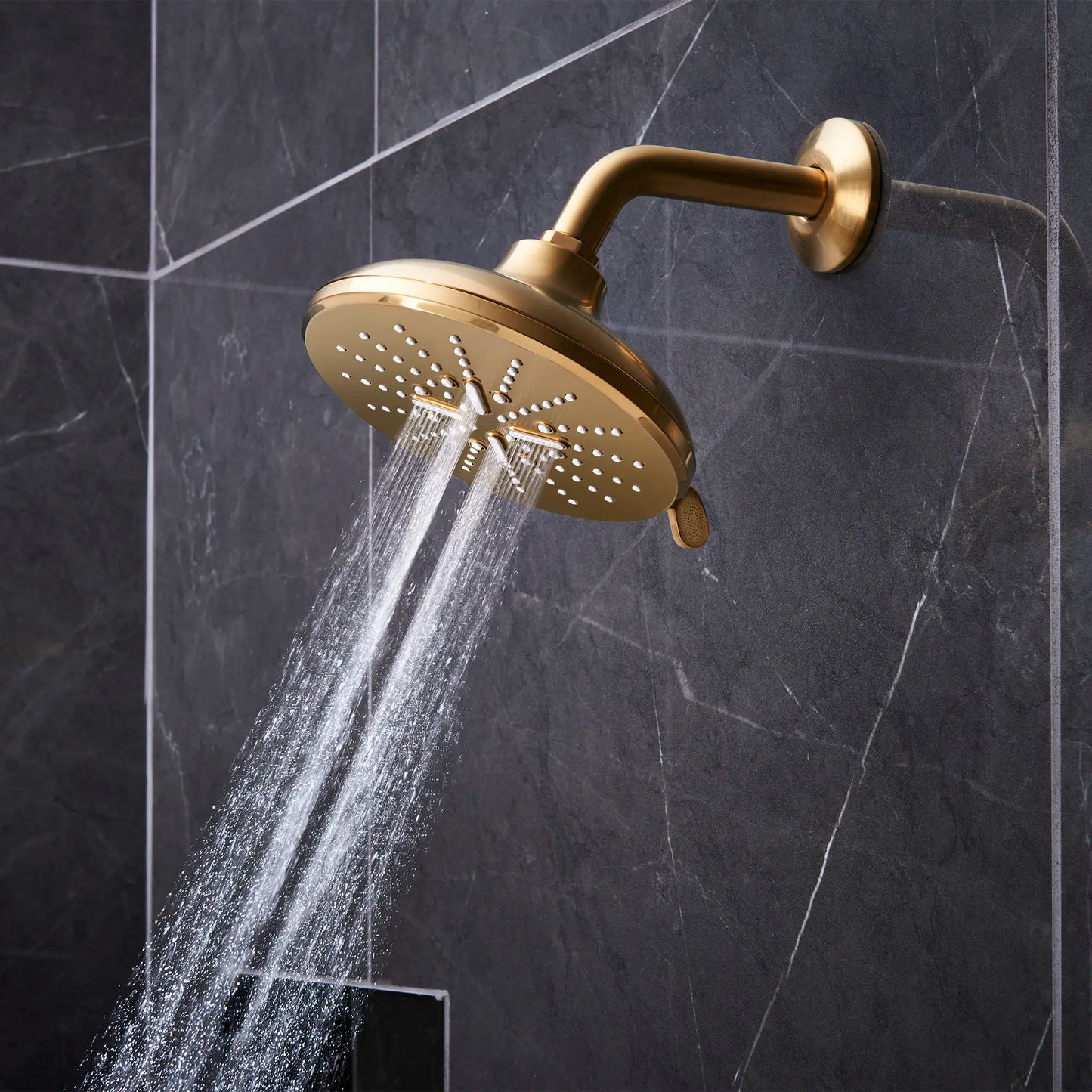 Grohe Rainshower SmartActive Shower Head, 6-1/2" - 3 Sprays, 1.75 GPM (6.6 L/min) - 26789