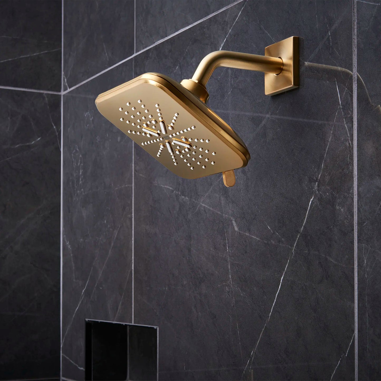 Grohe Rainshower SmartActive Shower Head, 6-1/2" - 3 Sprays, 1.75 GPM (6.6 L/min) - 26797