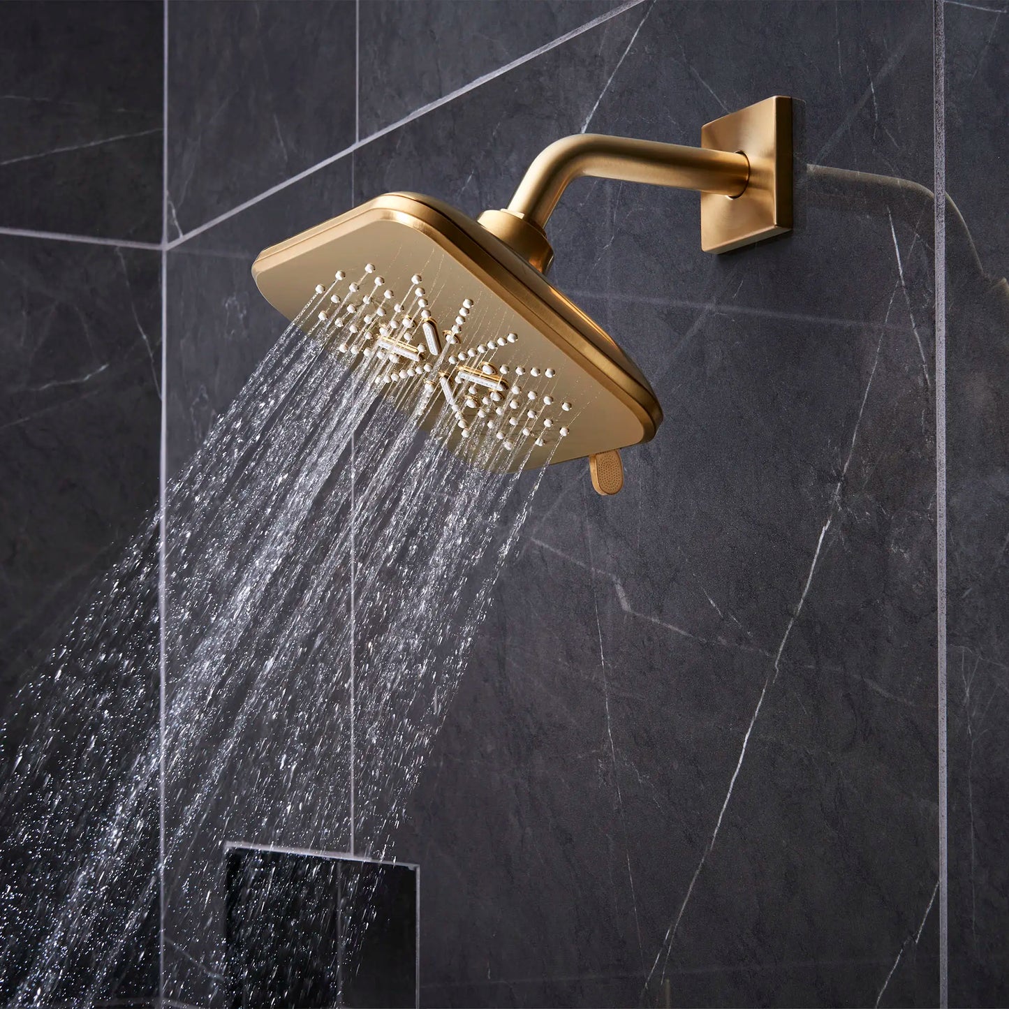 Grohe Rainshower SmartActive Shower Head, 6-1/2" - 3 Sprays, 1.75 GPM (6.6 L/min) - 26797