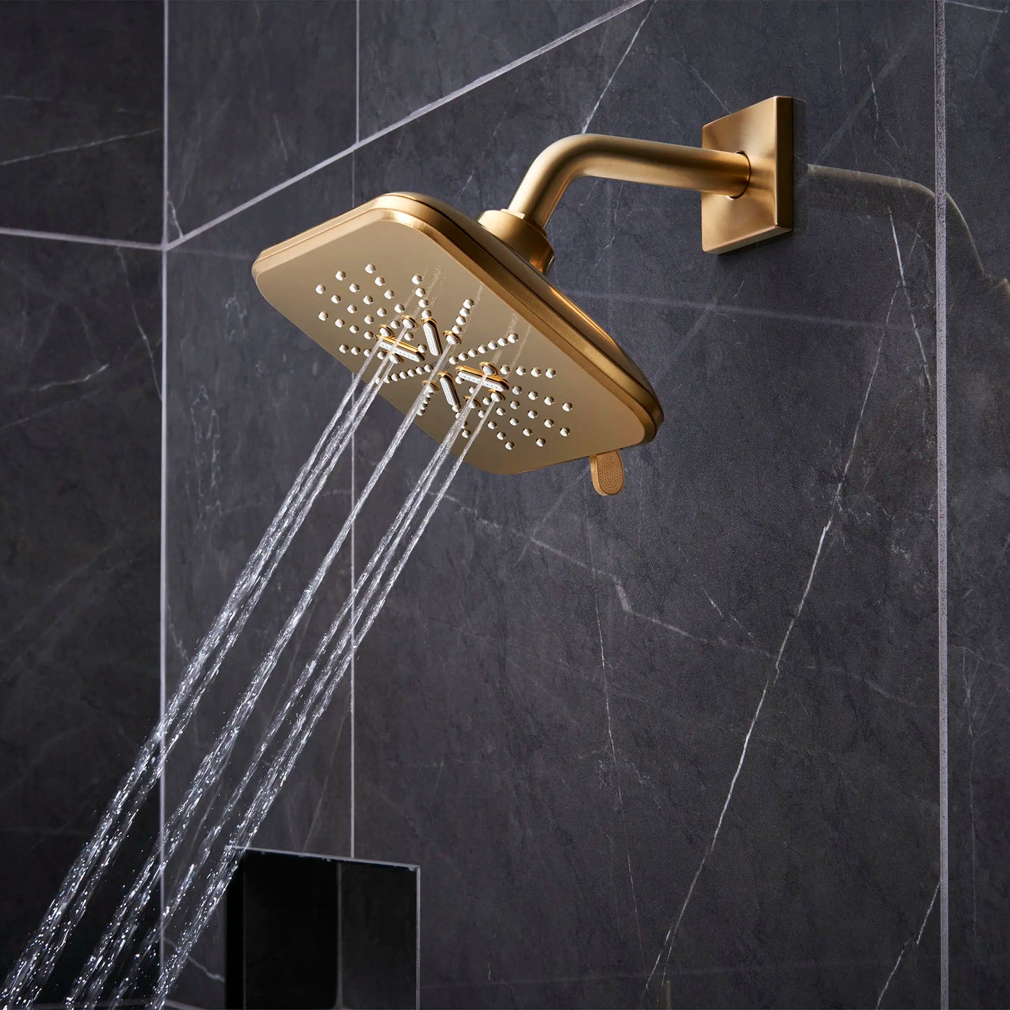 Grohe Rainshower SmartActive Shower Head, 6-1/2" - 3 Sprays, 1.75 GPM (6.6 L/min) - 26797